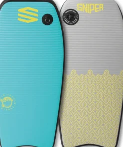 SNIPER Bodyboard gonflable Puffer 45 Teal/Yellow