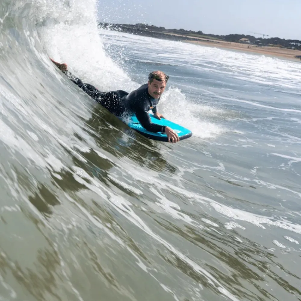 SNIPER Planche De Bodyboard^Bodyboard gonflable Puffer Teal/Red 38