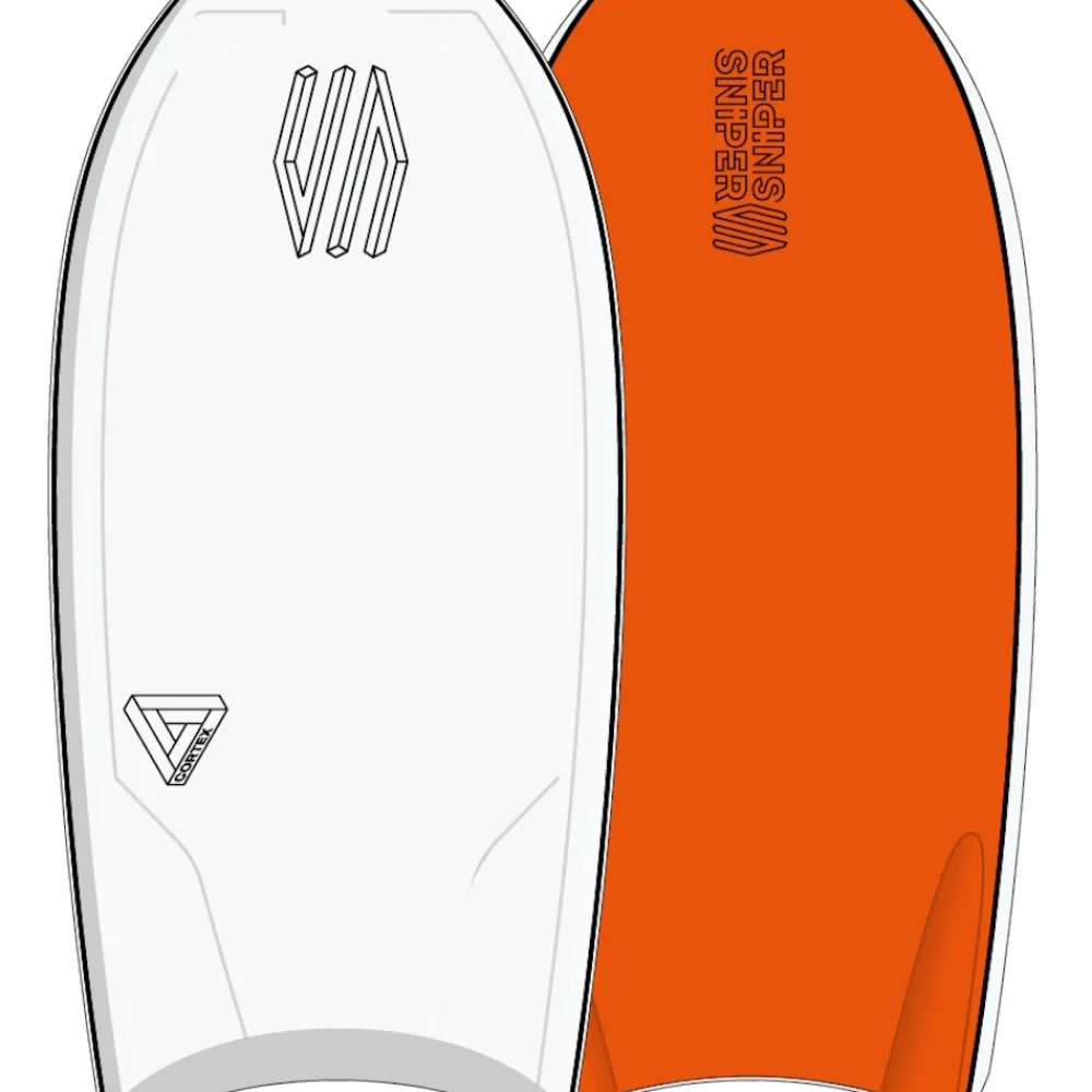SNIPER Bodyboard Improve Series Cortex PE Flex Blanc/Orange 44