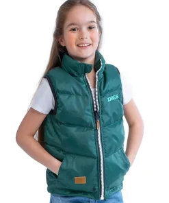 Enfant JOBE Bodywarmer unisexe enfant | Sarcelle foncé