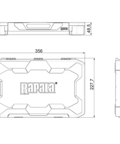 RAPALA Bagagerie|Bagagerie^Boite de rangement Tackle Tray - 356 Deep Open