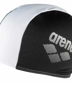 ARENA Bonnet De Piscine^Bonnet de natation polyester II Junior Noir/Blanc
