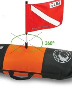 SPORASUB Bouée De Traction^Bouée longue gonflable chasse sous marine Blue Water