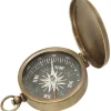 DéCOMARINE Laiton^Boussole Ø 4,5 cm - Laiton vieilli