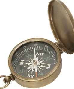 DéCOMARINE Laiton^Boussole Ø 4,5 cm - Laiton vieilli