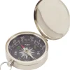 DéCOMARINE Boussole Laiton nickelé, Ø 4,5 cm