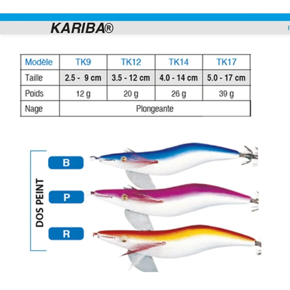 FLASHMER Leurres|Tous Les Produits^Calamarette Kariba Dos Peint 120 mm