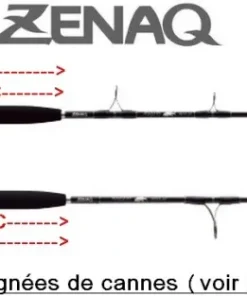 ZENAQ Canne Spirado Casting ZEN-SPIB2.5-66