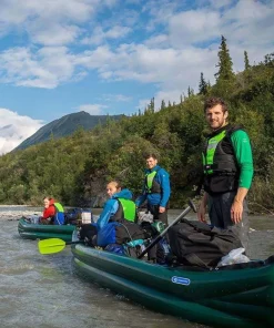 GUMOTEX Canoë Gonflable|Kayak Gonflable Et Pack^Canoe Gonflable Scout River Vert