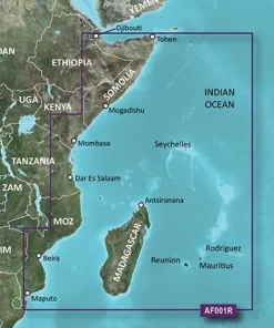 GARMIN Carte Bluechart G3 Vision HD -  VAF001R : Estern Africa