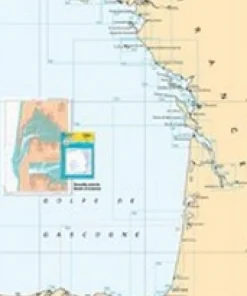 SHOM Carte Marine^Carte marine pliée golfe de Gascogne