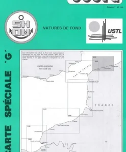 SHOM Carte Marine|Armement Bateau^Cartes marine pliée sédimentologiques