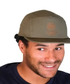 MELLOW SEA Chaussures & Accessoires Longe-Côte^Casquette Five Panel Kaki