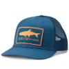 ORVIS Casquette Fish Séries Trucker Hat Blue Lagoon
