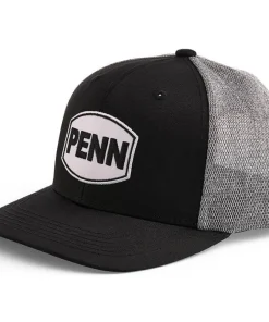 PENN Casquette Performance Trucker Black/Heater Grey