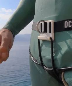 OCTOPUS FREEDIVING Accessoire Apnée|Ceinture D' Apnée^Ceinture CNF Rouge avec Largeur Inox