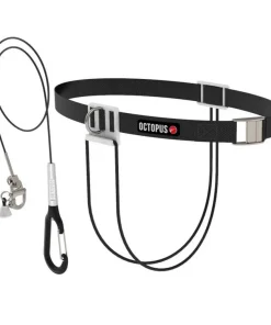 OCTOPUS FREEDIVING Ceinture Lanyard CNF Longe d'apnée Blanc
