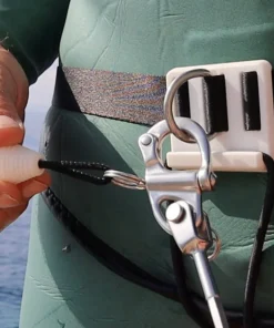 OCTOPUS FREEDIVING Ceinture Lanyard CNF Longe d'apnée Blanc
