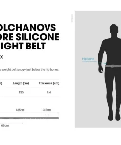 MOLCHANOVS Ceinture D' Apnée^Ceinture Core Silicone Blanc