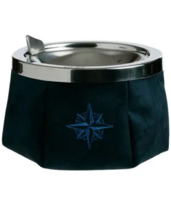 MARINE BUSINESS Art De La Table|Quincaillerie^Cendrier - Collection Windproof - Daim bleu marine