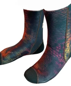 DENTY SPEARFISHING Chaussons Anaconda rouge 3 mm