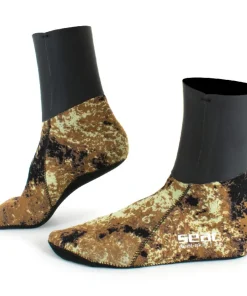 SEAC SUB Chaussons^Chaussons Seal Skin Camo Marron - 3 mm