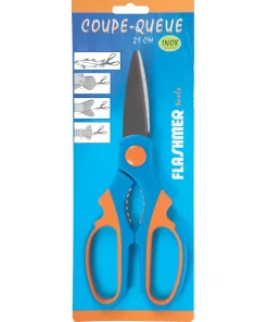 FLASHMER Ciseaux Coupe Queues Inox 21 cm