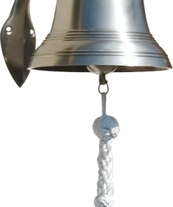 DéCOMARINE Cloche laiton étamée diam: 15cm