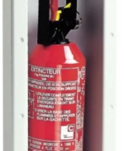 PLASTIMO Coffre pour extincteur 1 Kg - Blanc