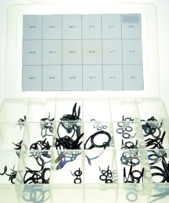 PAFEX Anneaux Canne À Pêche & Poulies^Coffret de 90 Anneaux à Ligaturer