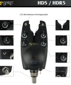 CARPSPIRIT Coffret Détecteurs 4 HD5 + HDR5