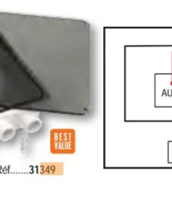 LALIZAS Pompe De Cale Et Évacuation Douche^Coffret d'évacuation de douche 12 V
