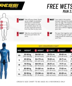 Homme CRESSI-SUB Combinaison apnée Cressi Nery 3.5 mm