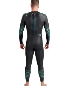 ARENA Nage En Mer|Triathlon^Combinaison Powerskin storm coral blue - Homme