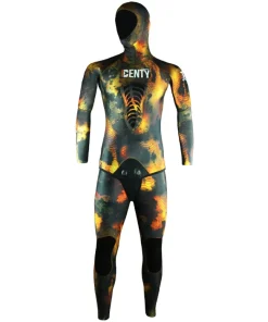 DENTY SPEARFISHING Combinaison Chasse Sous-Marine^Combinaison de chasse sous marine Anaconda Marron Or 5 mm