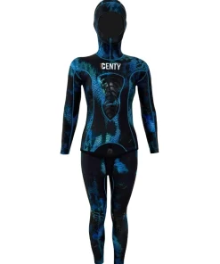 DENTY SPEARFISHING Combinaison Chasse Sous-Marine^Combinaison de chasse sous marine Femme Anaconda 5 mm Bleu