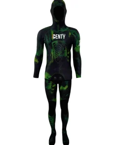 DENTY SPEARFISHING Combinaison Chasse Sous-Marine^Combinaison de chasse sous marine Anaconda vert 5 mm