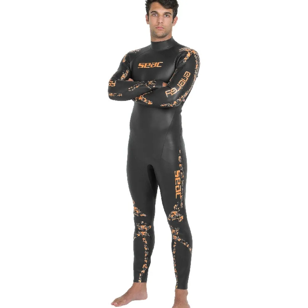 SEAC SUB Nage En Mer|Triathlon^Combinaison de nage apnée Homme Energy 2 mm