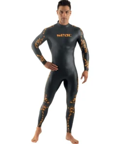 SEAC SUB Nage En Mer|Triathlon^Combinaison de nage apnée Homme Energy 2 mm