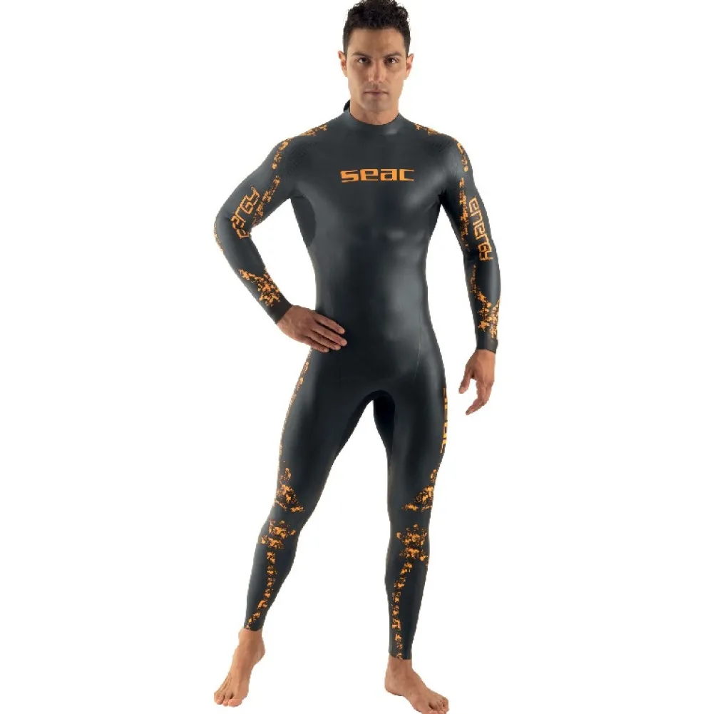 SEAC SUB Nage En Mer|Triathlon^Combinaison de nage apnée Homme Energy 2 mm