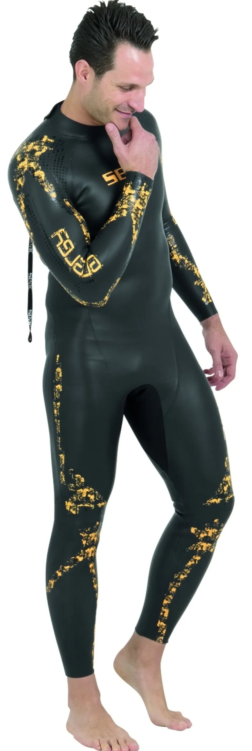 SEAC SUB Nage En Mer|Triathlon^Combinaison de nage apnée Homme Energy 2 mm