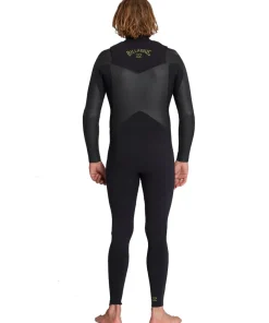 Homme BILLABONG Combinaison homme Absolute GO 3/2 Front zip - Black