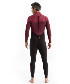 Homme JOBE Combinaison homme Perth 3/2 Back Zip Rouge