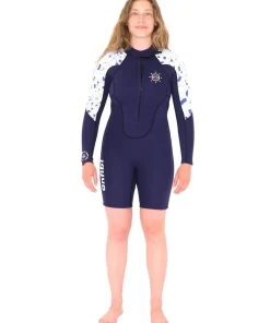 MELLOW SEA Combinaison Shorty longe cote Femme Anfibi by Double Zip 3-2 mm