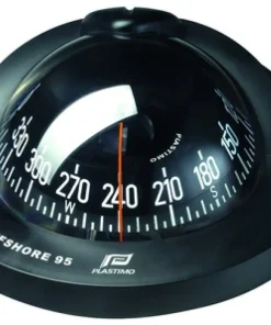 PLASTIMO Compas De Navigation^Compas Offshore 95 noir à encastrer