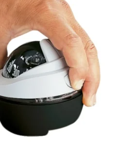 PLASTIMO Compas Offshore 75 - blanc mini fût avec éclairage