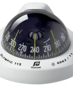 PLASTIMO Compas De Navigation^Compas Olympic 115 blanc montage incliné