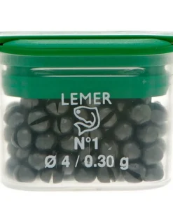 LEMER Accessoires De Montage De Lignes Truite^Conteneur Plombs Super doux marrons 30 gr