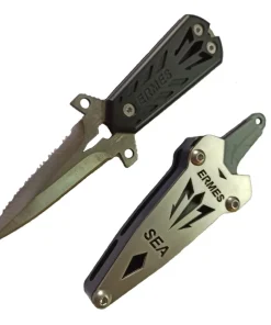 ERMES Couteau De Chasse Sous Marine^Couteau Sea - Titane