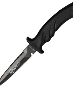 SIGALSUB Couteau De Chasse Sous Marine^Couteau Torpedo Black 23 cm